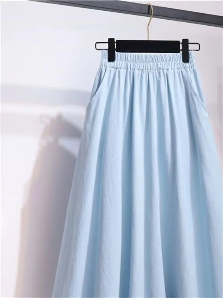 Cotton Linen Skirt