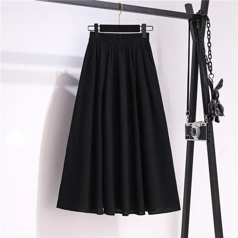 Cotton Linen Skirt