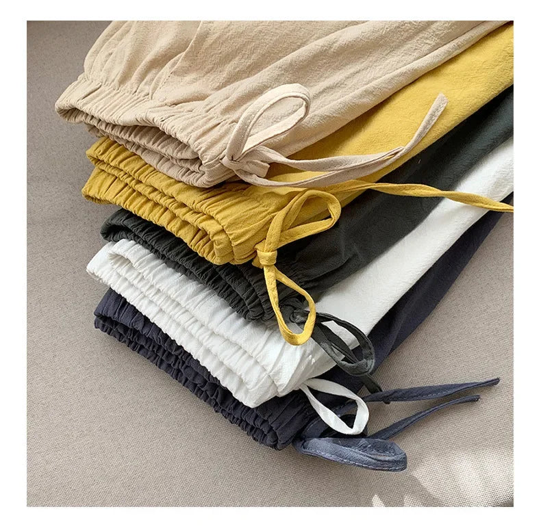 Casual Linen Shorts Women