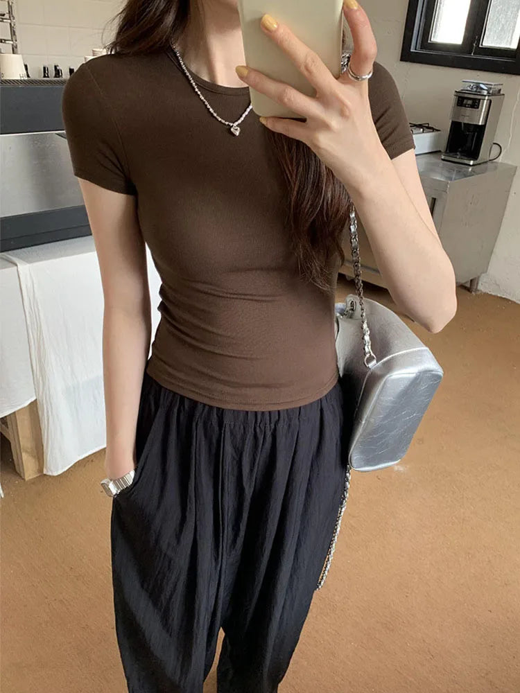 Crop Top Short Sleeve