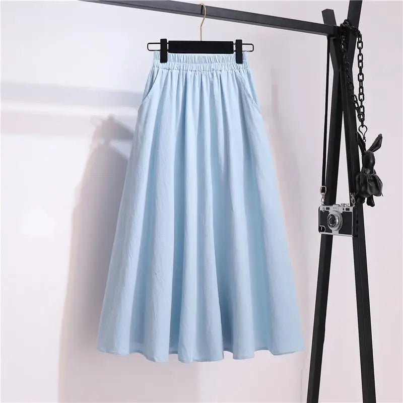 Cotton Linen Skirt