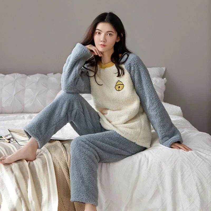 Velvet Pajamas Loungewear Winter