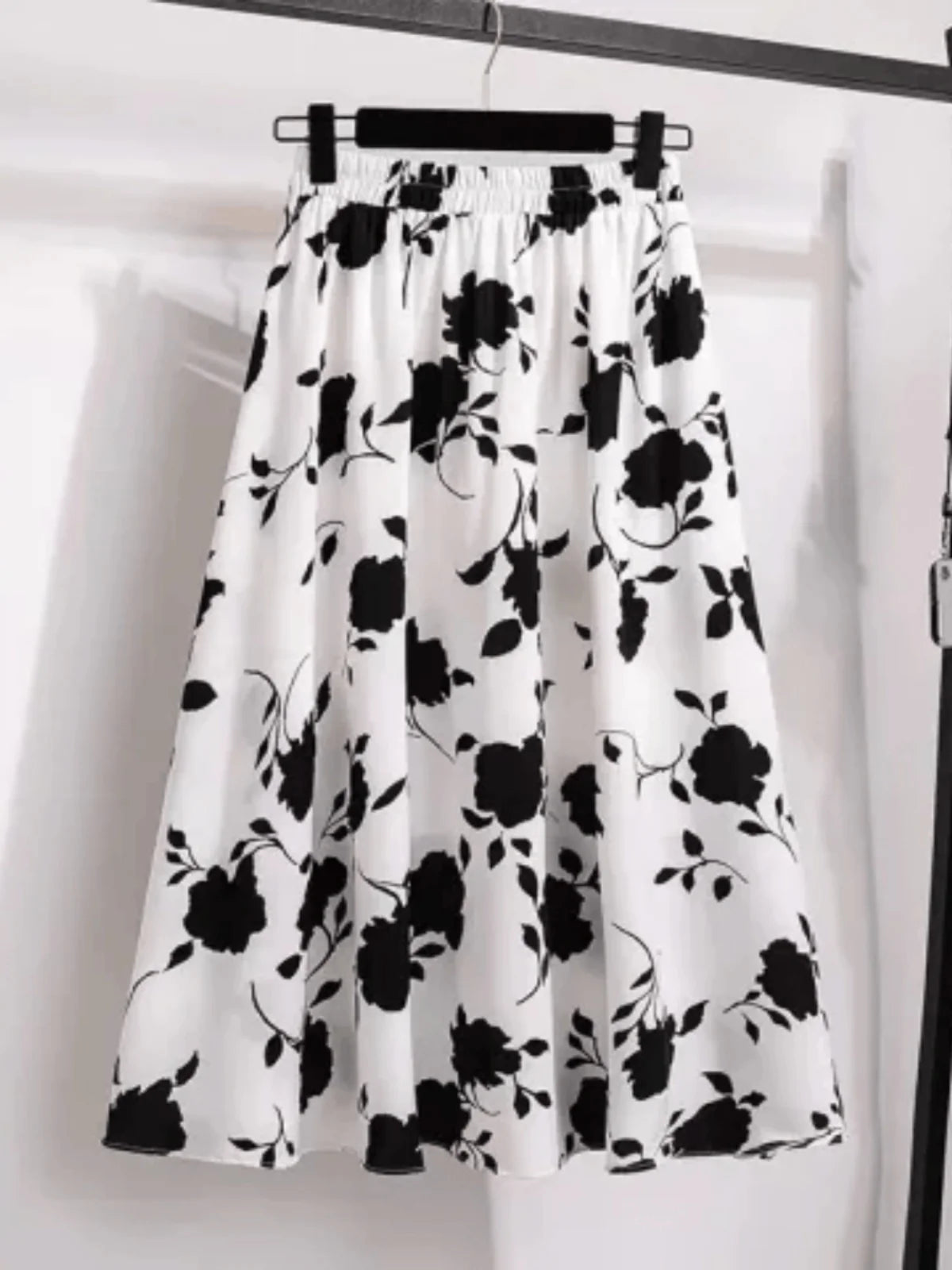 High Waist A-Line Skirt